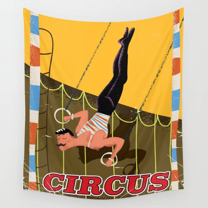 Visit the Circus Wall Tapestry
