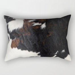 Cowhide Farmhouse Decor (photograph) Rectangular Pillow