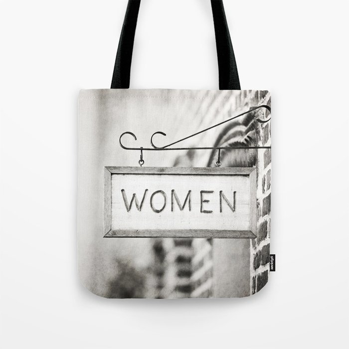 ladies black tote bag