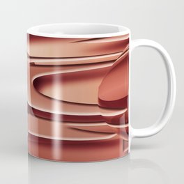 Triptych redbrown illustration part left Coffee Mug | Left, Red, Triptych, Graphicdesign, Brown, Digital 