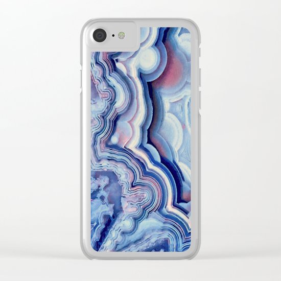 Agate lace Clear iPhone Case