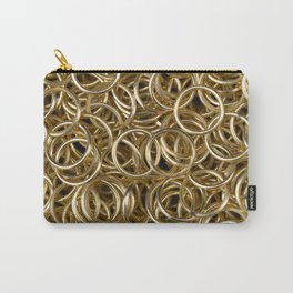 Gold Rings Carry-All Pouch