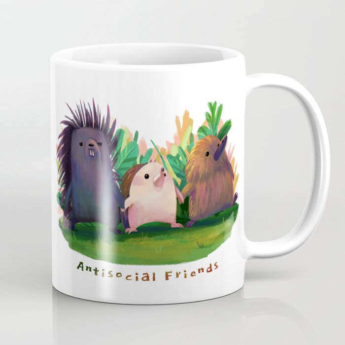 Antisocial Friends Coffee Mug