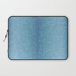 blue architectural glass texture look Laptop Sleeve