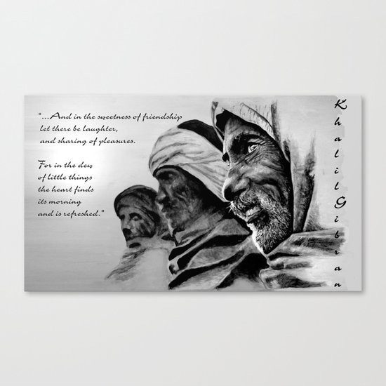 FRIENDSHIP quote Canvas Print
