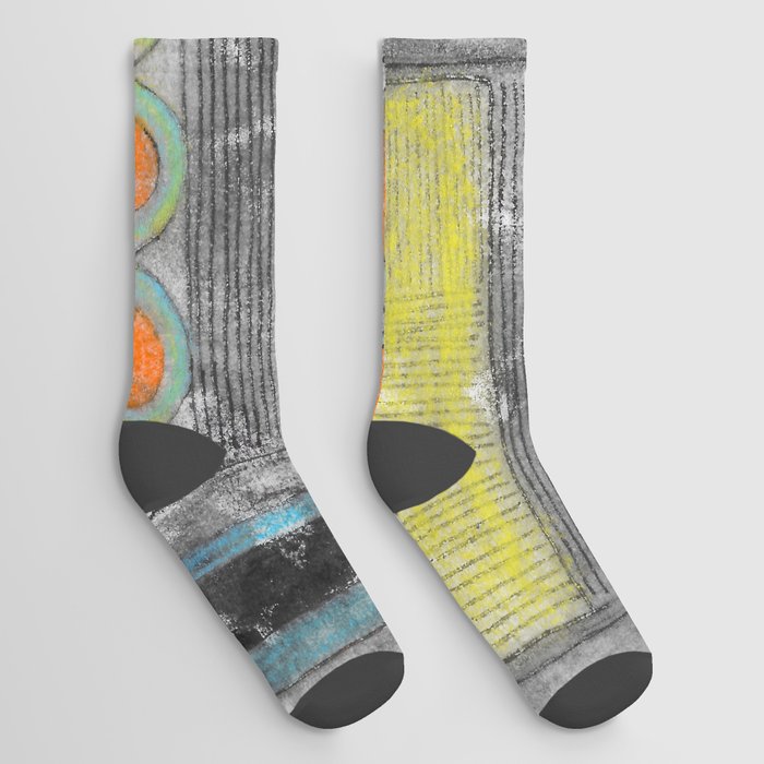 Intaglio Shapes Socks