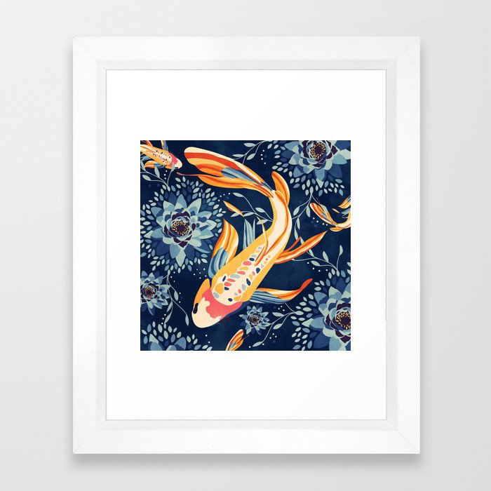 The Lotus Pond Framed Art Print