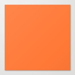 French Marigold Orange Canvas Print