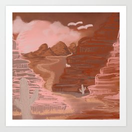 Wanderlust and Desert Dust Art Print