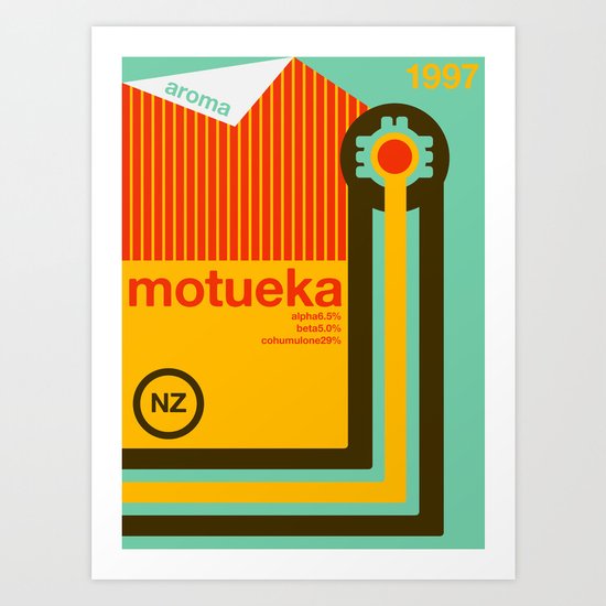 motueka single hop Art Print