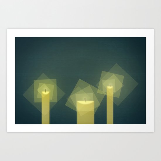 Candles Art Print
