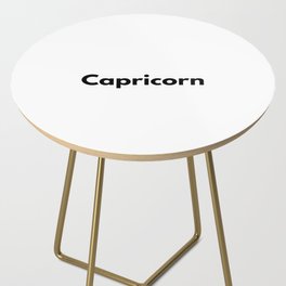 Capricorn, Capricorn Sign Side Table