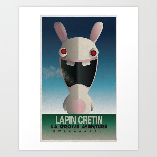 CASSANDRE SPIRIT - Raving Rabbids Art Print