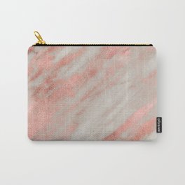 rosegold marble Carry-All Pouch | Modern, Rosegold, Marbledecor, Artdeco, Pattern, Marbles, Marbletapestry, Ink, Graphite, Graphicdesign 