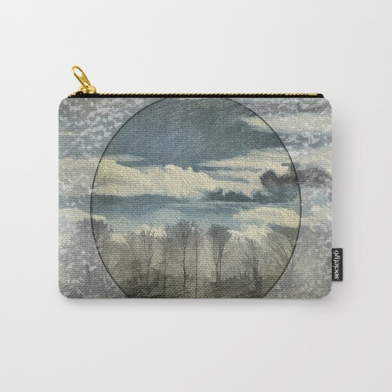 Circle Of Life Mirror Landscape Carry-All Pouch