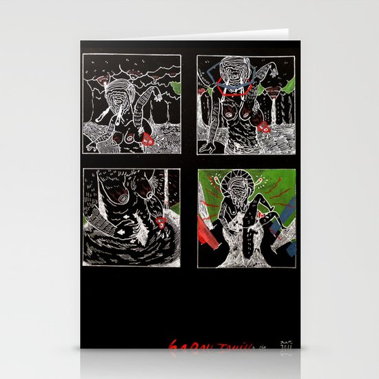 SARAH TONIN AND THE ITCH Stationery Cards