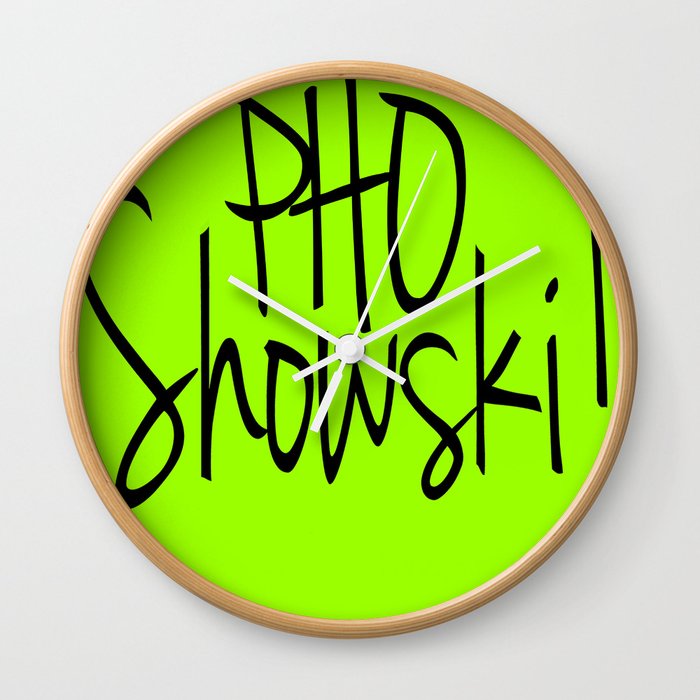 Pho Showski! Wall Clock