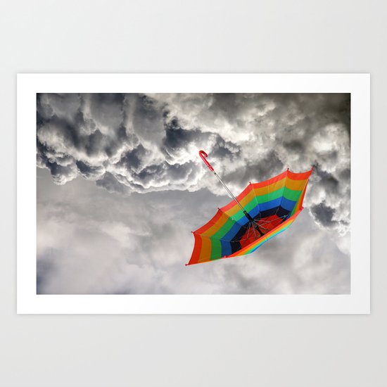 Stormy weather Art Print