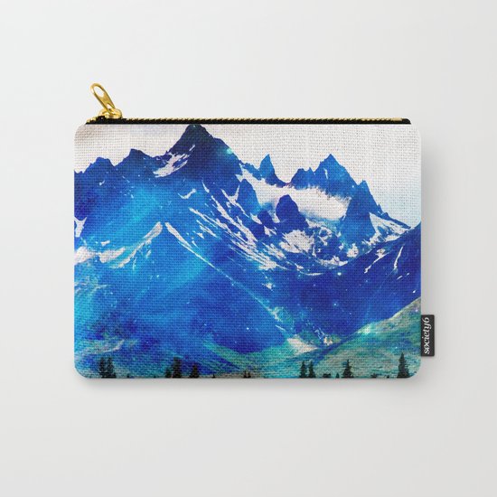 Galaxy Mountain V2 #society6 #decor #buyart Carry-All Pouch