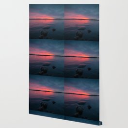 Landscape Sunset in Stockholm Wallpaper