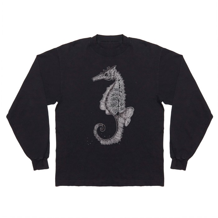Hippocampus Abdominalis Long Sleeve T Shirt