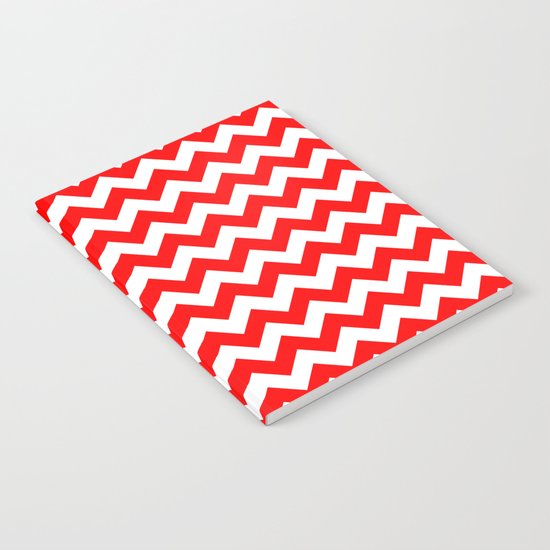 Chevron (Red/White) Notebook