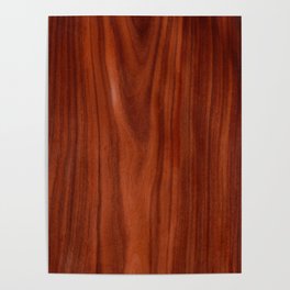 Beautiful red wood design Poster