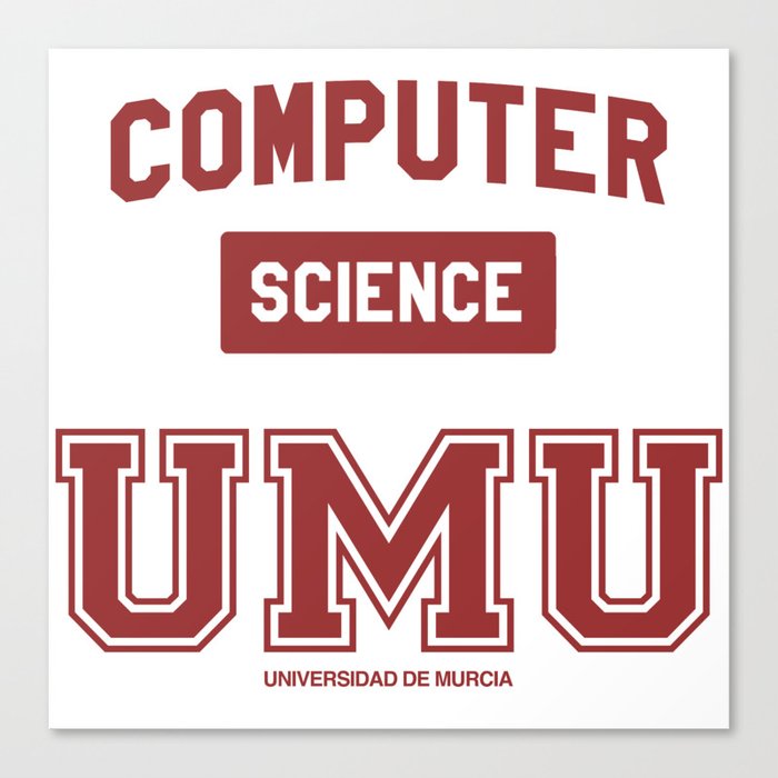 Camiseta Facultad Informática UMU Canvas Print