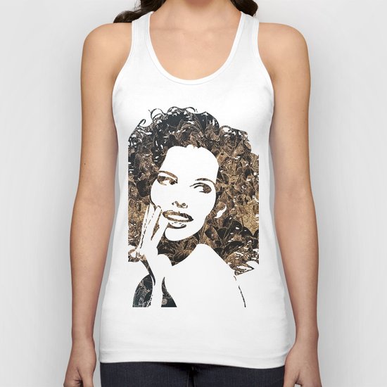 Provocative Face Unisex Tank Top
