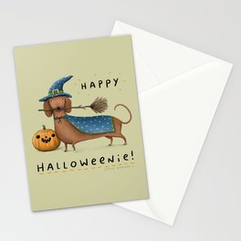 Happy Halloweenie! Stationery Card