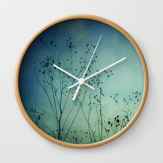 Fleeting Moment - Blue Shades Wall Clock