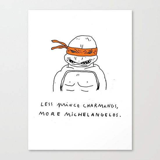 LESS IS MORE Canvas Print