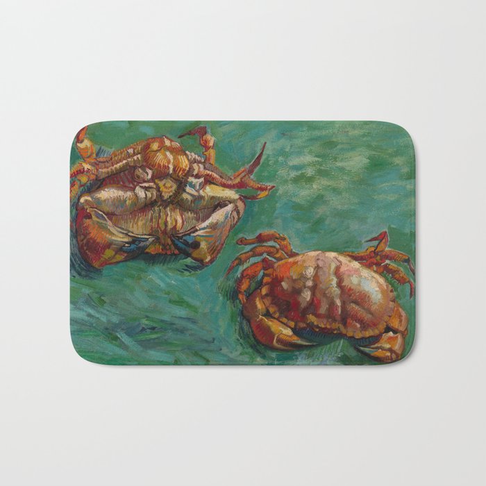 Vincent van Gogh, Two Crabs, 1889 Bath Mat