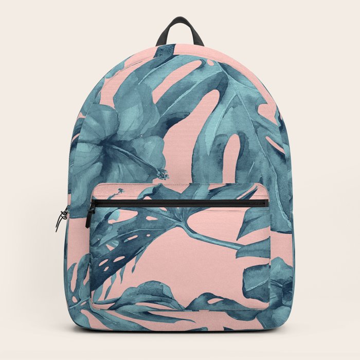 teal pink backpack