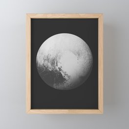 Solar System _ 09 Pluto Framed Mini Art Print