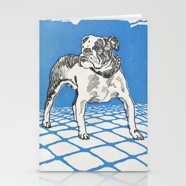 Bulldog by moriz jung Stationery Cards