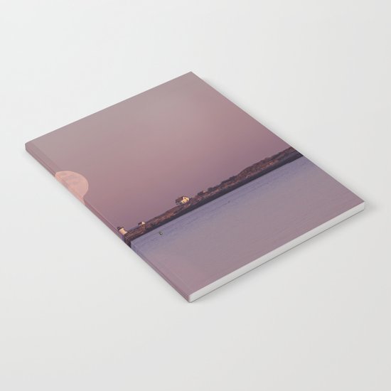 Lighthouse Moonrise Notebook