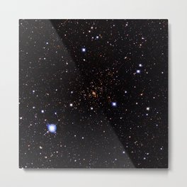 Hubble Space Telescope - Galaxy Cluster CL0024+1654 (2003) Metal Print