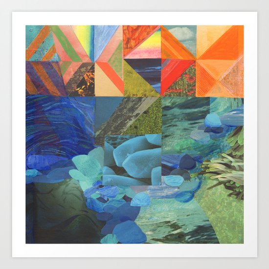 On the Rocks Art Print