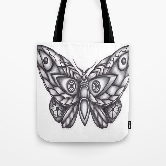 Ornate Moth Tote Bag