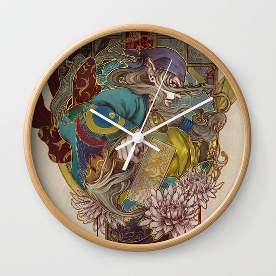 bakeneko Wall Clock