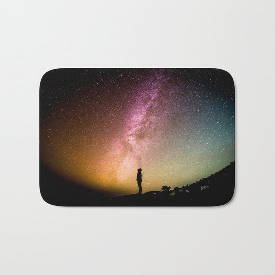 Stars teach me how to shine Bath Mat