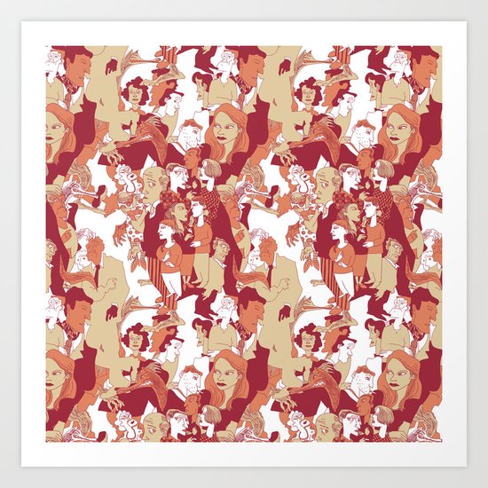 Beware the wolf Art Print