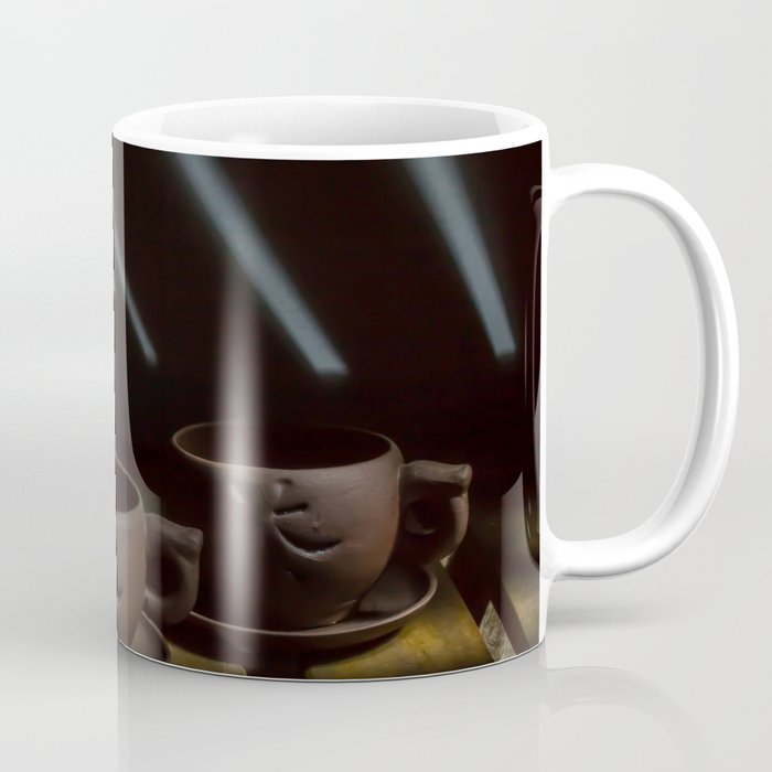 teapot and cups Coffee Mug