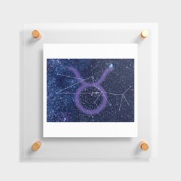 Taurus Zodiac Constellation Floating Acrylic Print