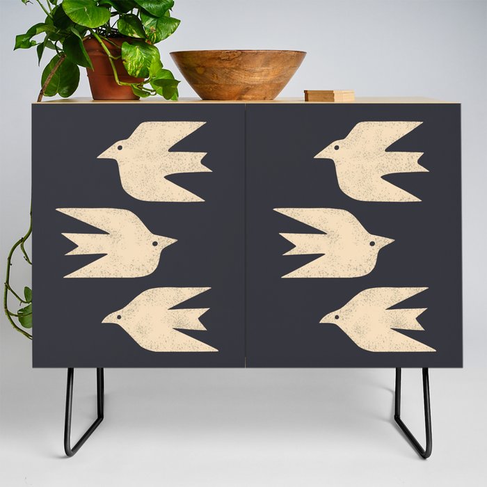 Doves In Flight Credenza