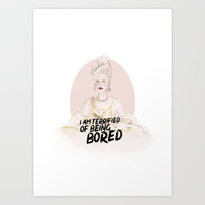 Marie Antoinette Art Print By Quotemejuliana Society6