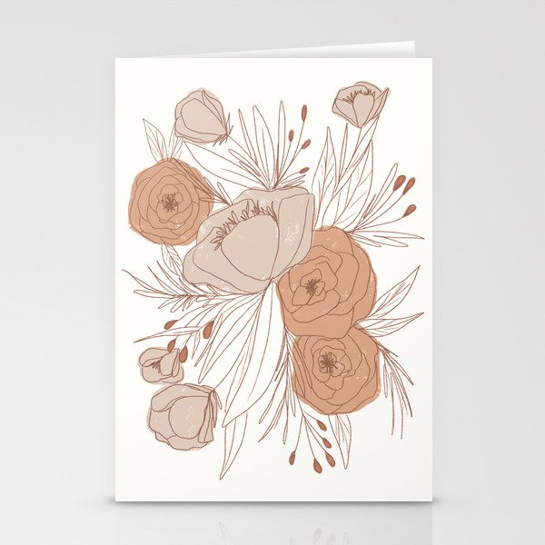 Desert Florals Stationery Cards