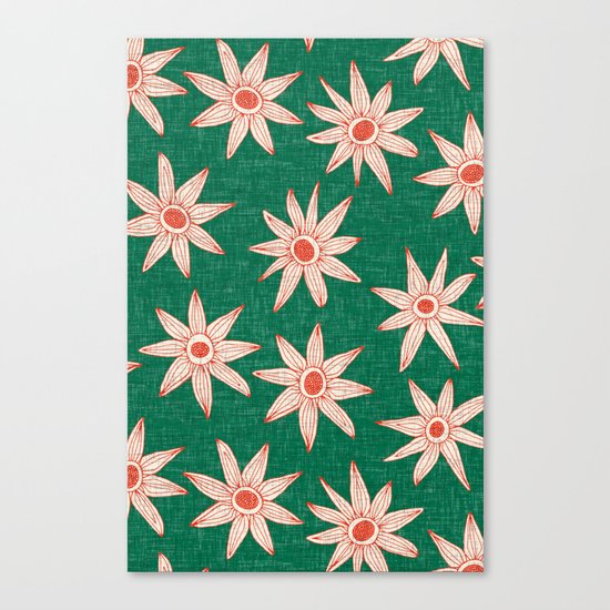 sema palm fire orange Canvas Print
