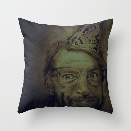 Happy Fucking Birthday Throw Pillow